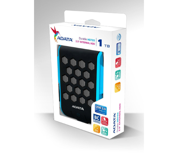 ADATA HD720 1TB USB 3.2 Gen. 1 Czarno-Niebieski - 258295 - zdjęcie 3